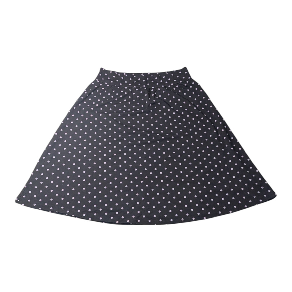 Hiatus - Polka Dot Skirt Black And White Size L Great Condition Summer Clothing